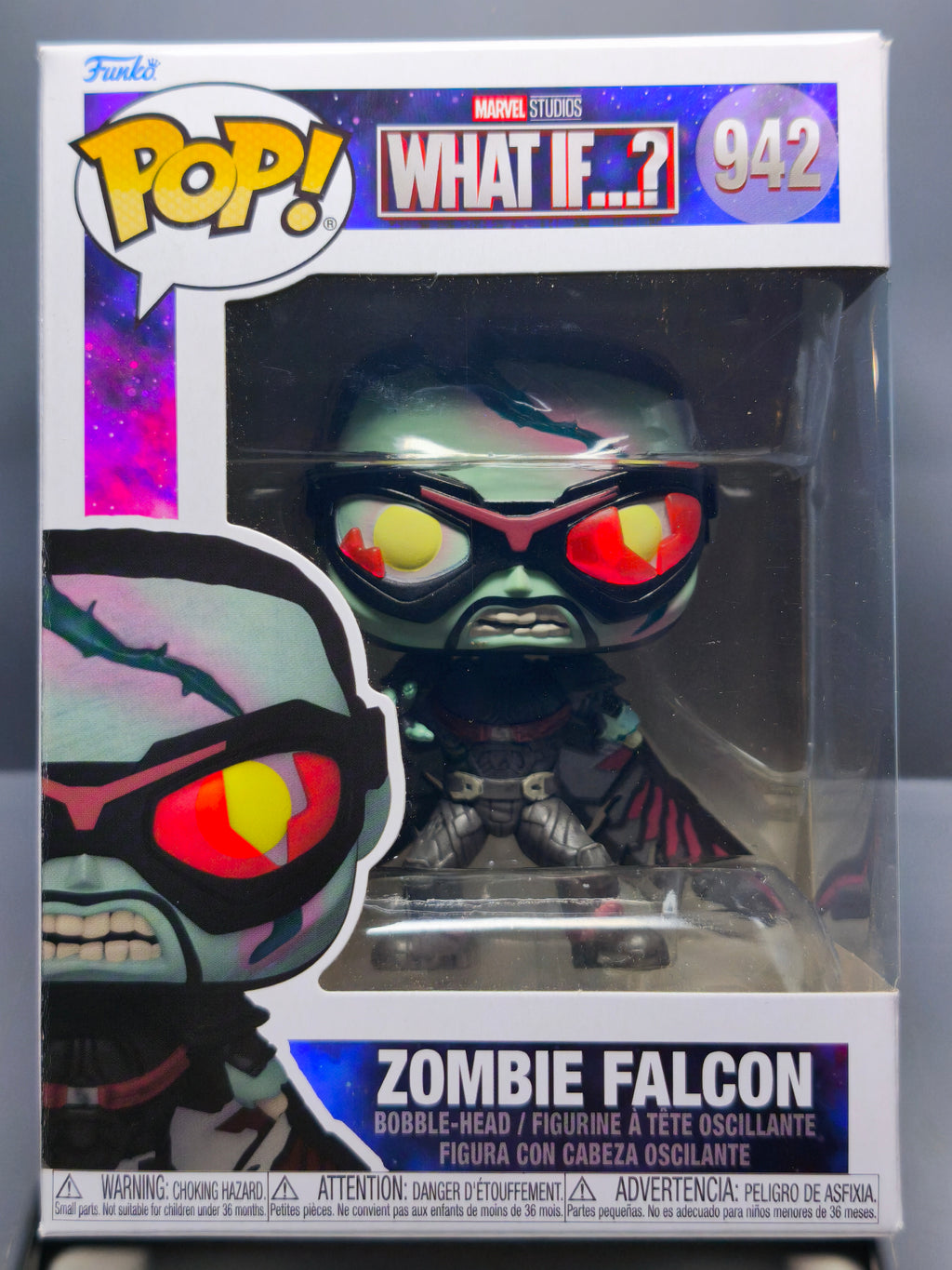 Funko Pop! MARVEL WHAT IF #942 Zombie Falcon (F26)