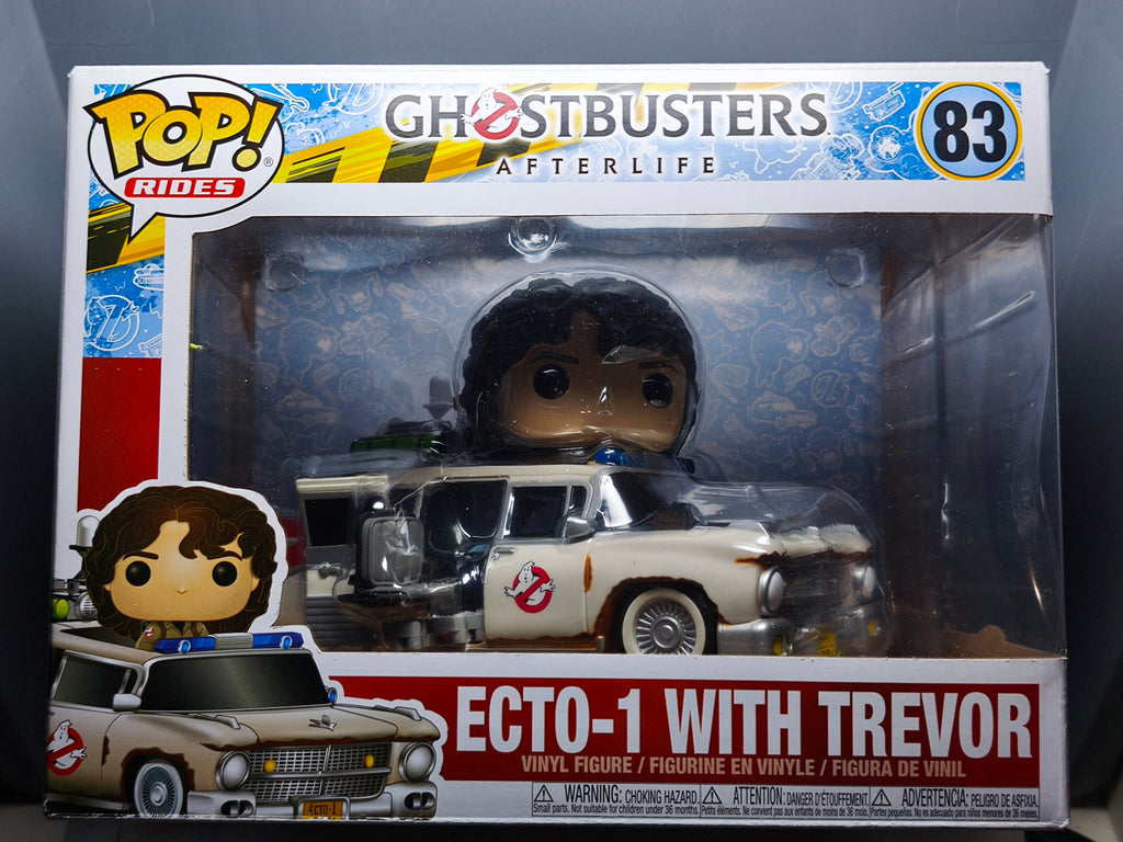 Funko Pop! 6 GHOSTBUSTERS Afterlife #83 Ecto-1 with trevor (ET)