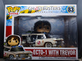 Funko Pop! 6 GHOSTBUSTERS Afterlife #83 Ecto-1 with trevor (ET)