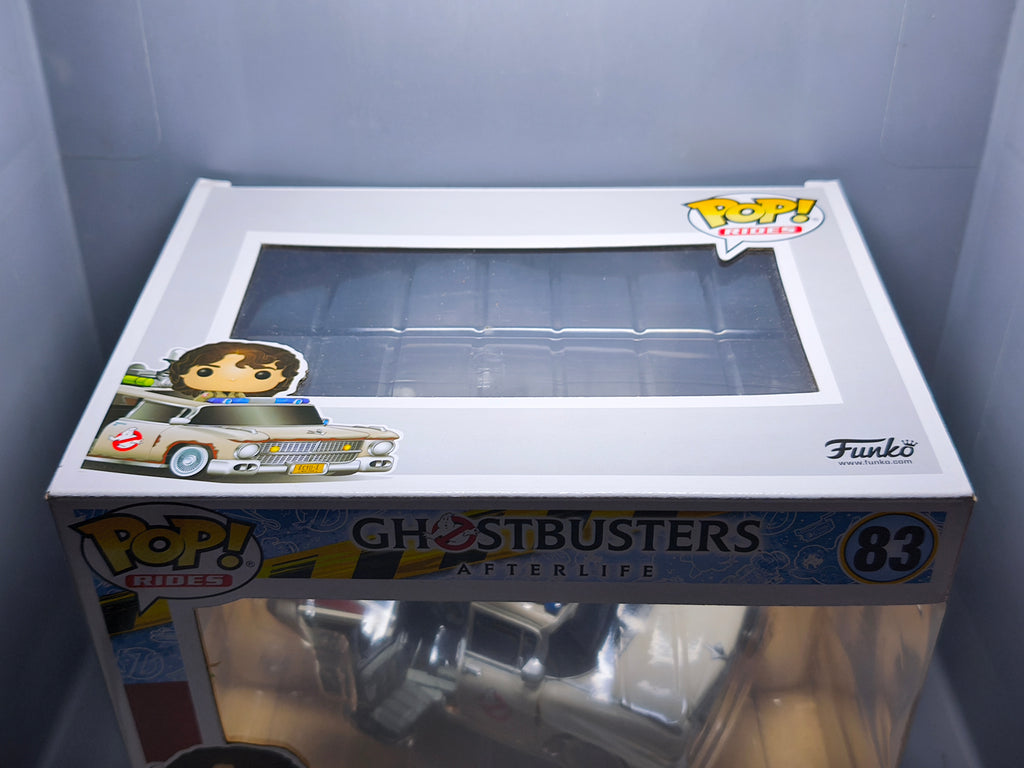 Funko Pop! 6 GHOSTBUSTERS Afterlife #83 Ecto-1 with trevor (ET)