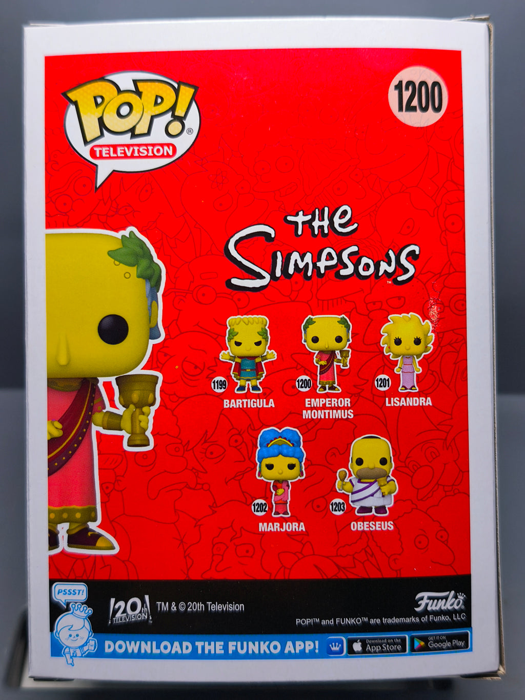 Funko Pop! The Simpsons #1200 Emperor Montimus (F44)