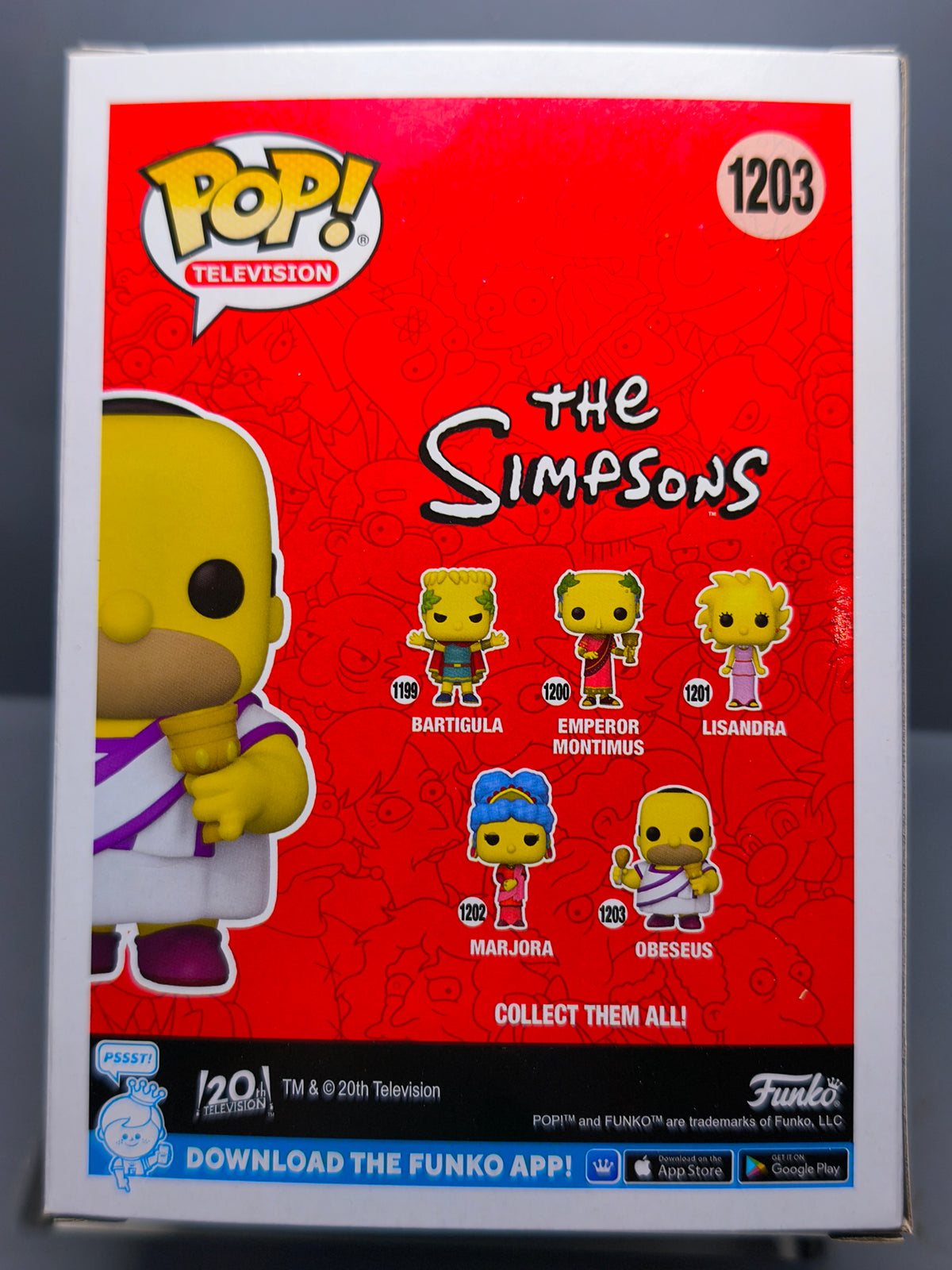 Funko Pop! The Simpsons #1203 Obeseus (F44)