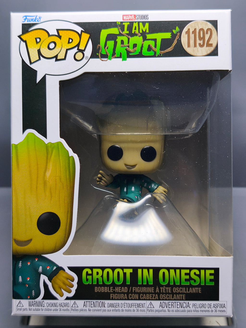 Funko Pop! I AM GROOT N° 1192 Groot PJs (Dancing) (F12)