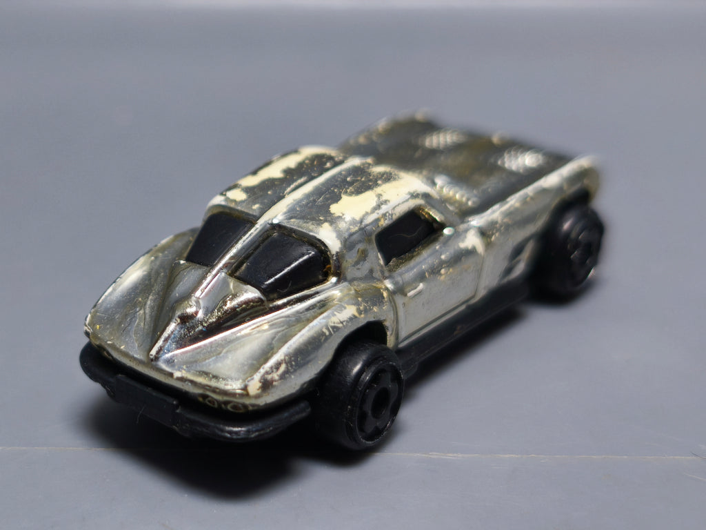 Hot wheels Mini chromes racers 63 corvette Split window     (A03)