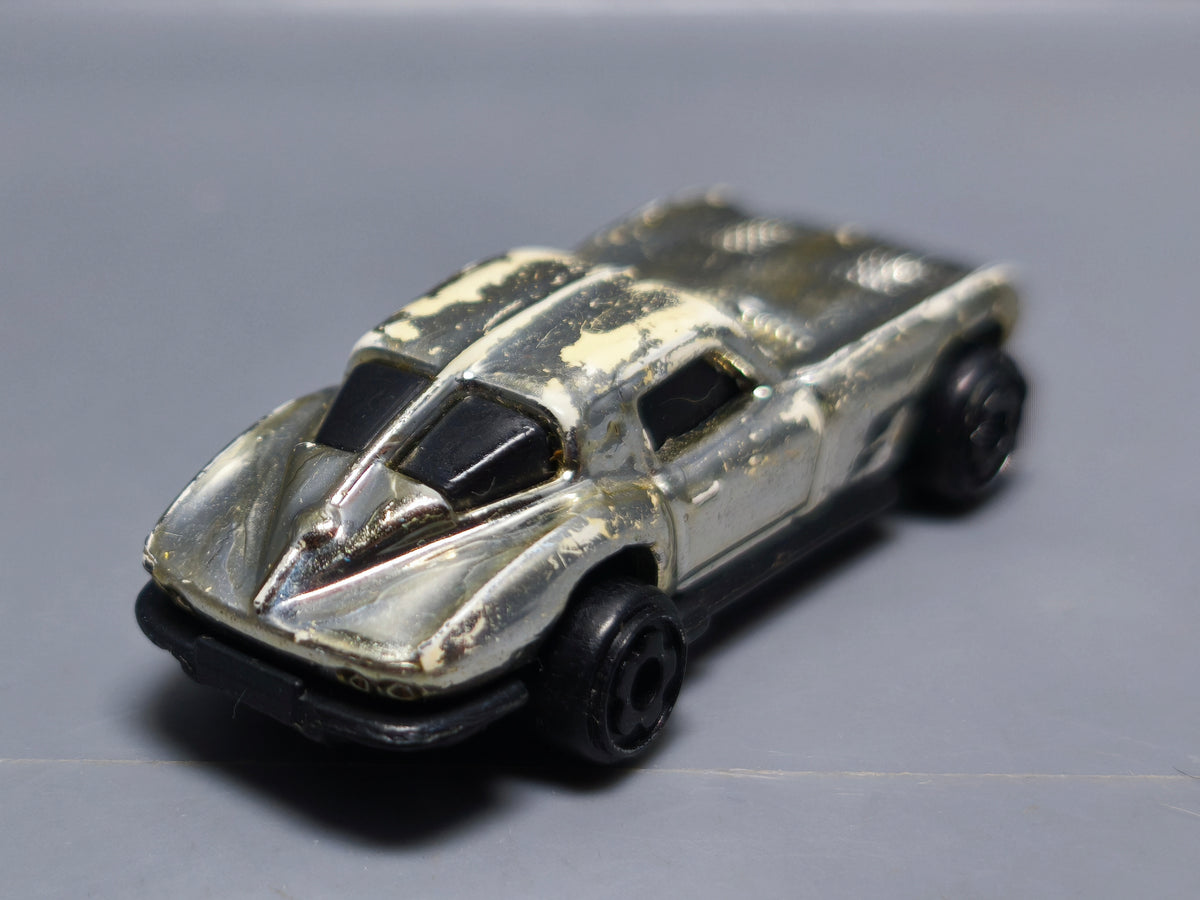 Hot wheels Mini chromes racers 63 corvette Split window     (A03)