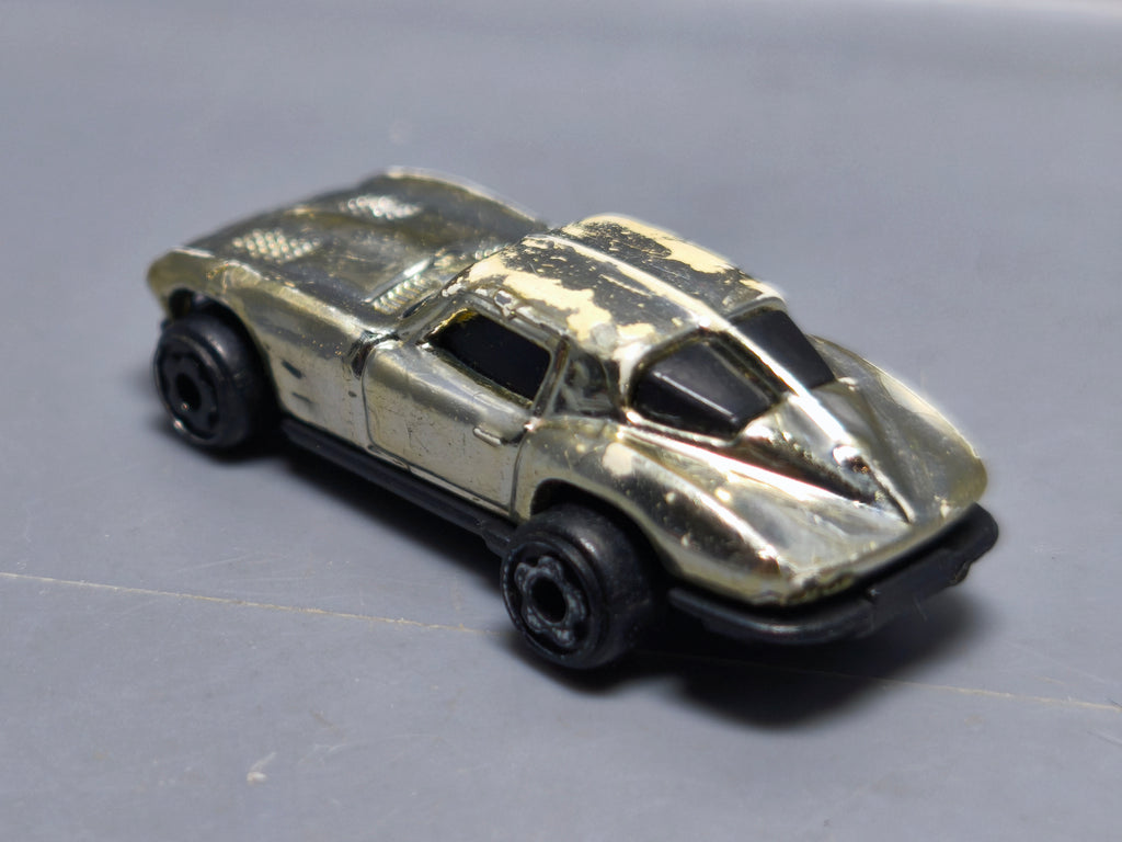 Hot wheels Mini chromes racers 63 corvette Split window     (A03)