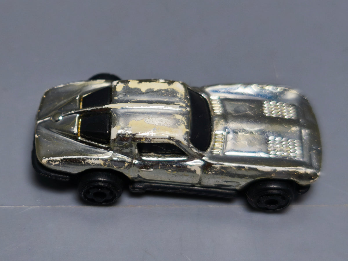 Hot wheels Mini chromes racers 63 corvette Split window     (A03)