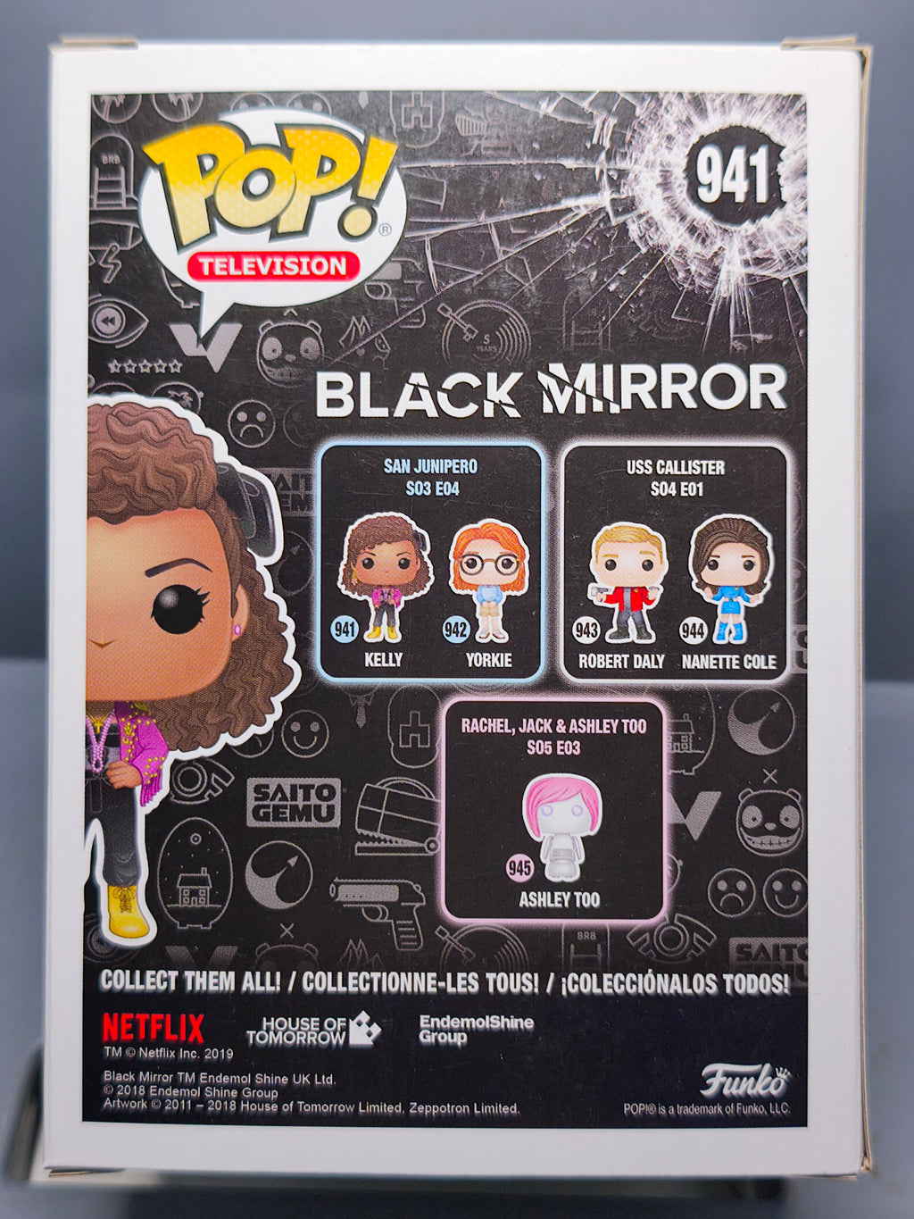 Funko Pop! BLACK MIRROR 941 Kelly (F42)