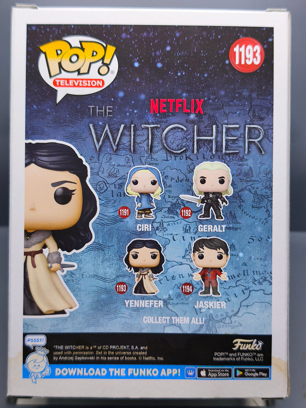 Funko Pop! THE WITCHER 1193 Yennifer (F43)