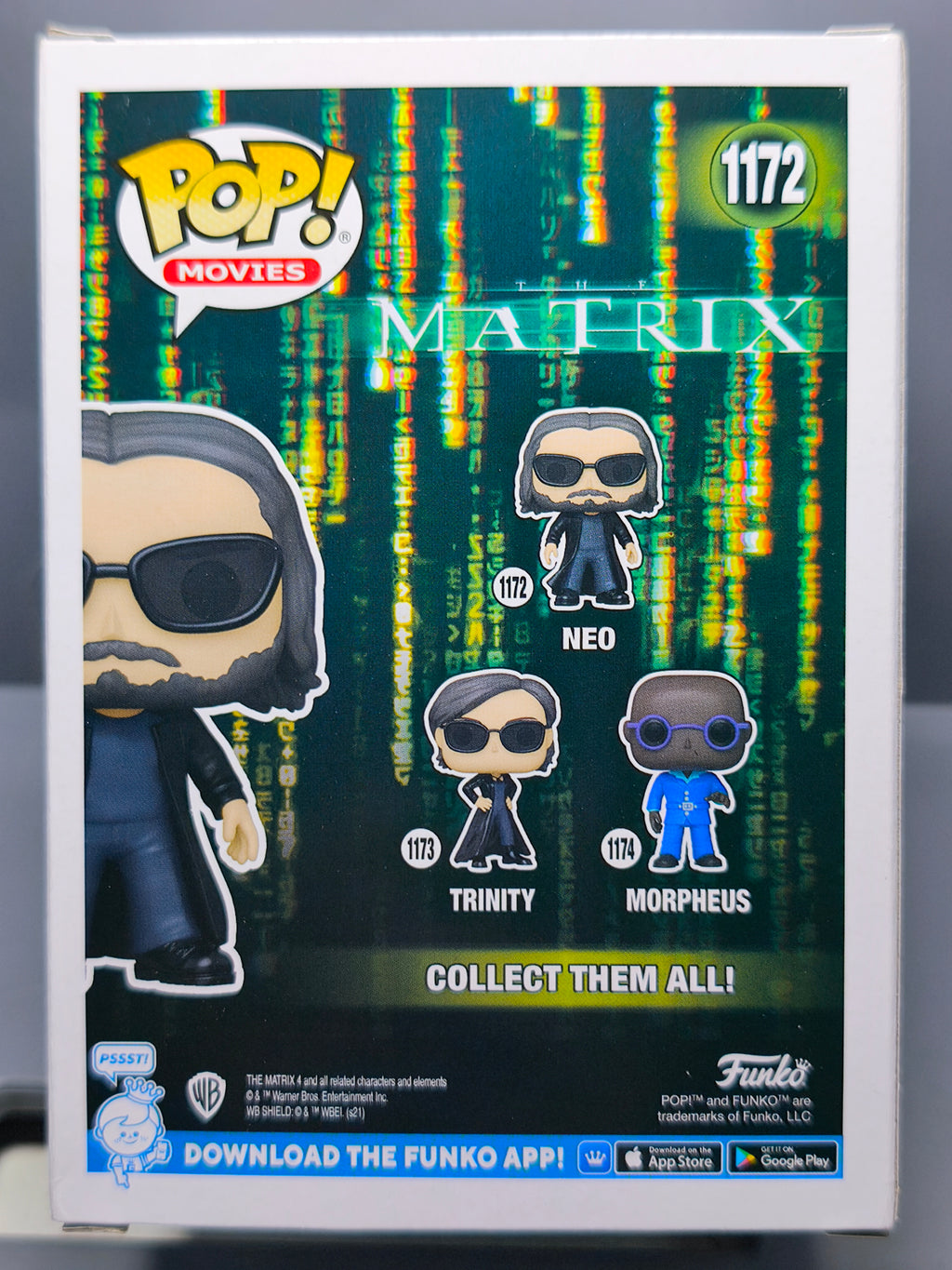 Funko Pop! Matrix 4  1172 Neo (F43)