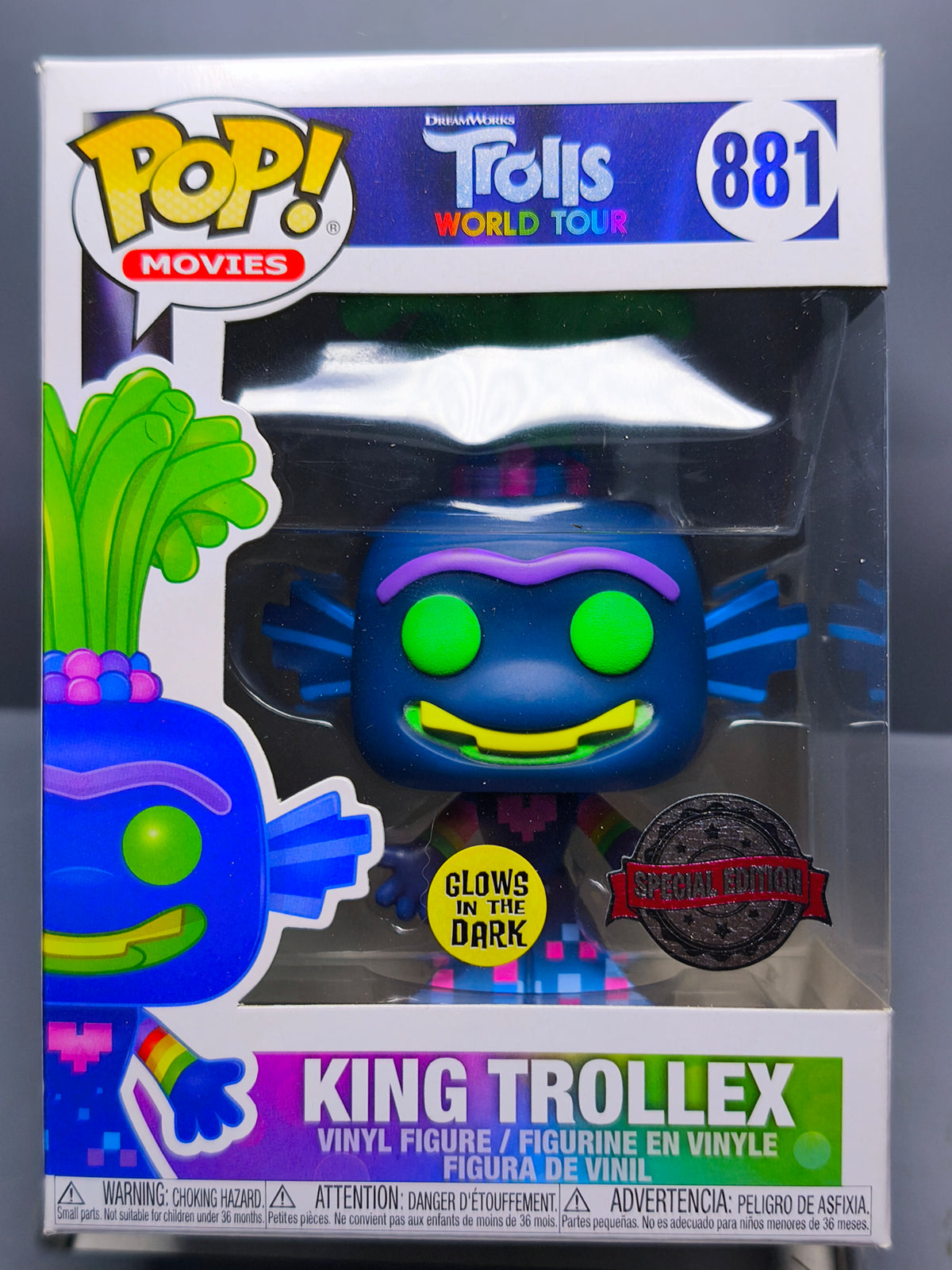 Funko Pop! Trolls World Tour 881 King Trollex (F20)