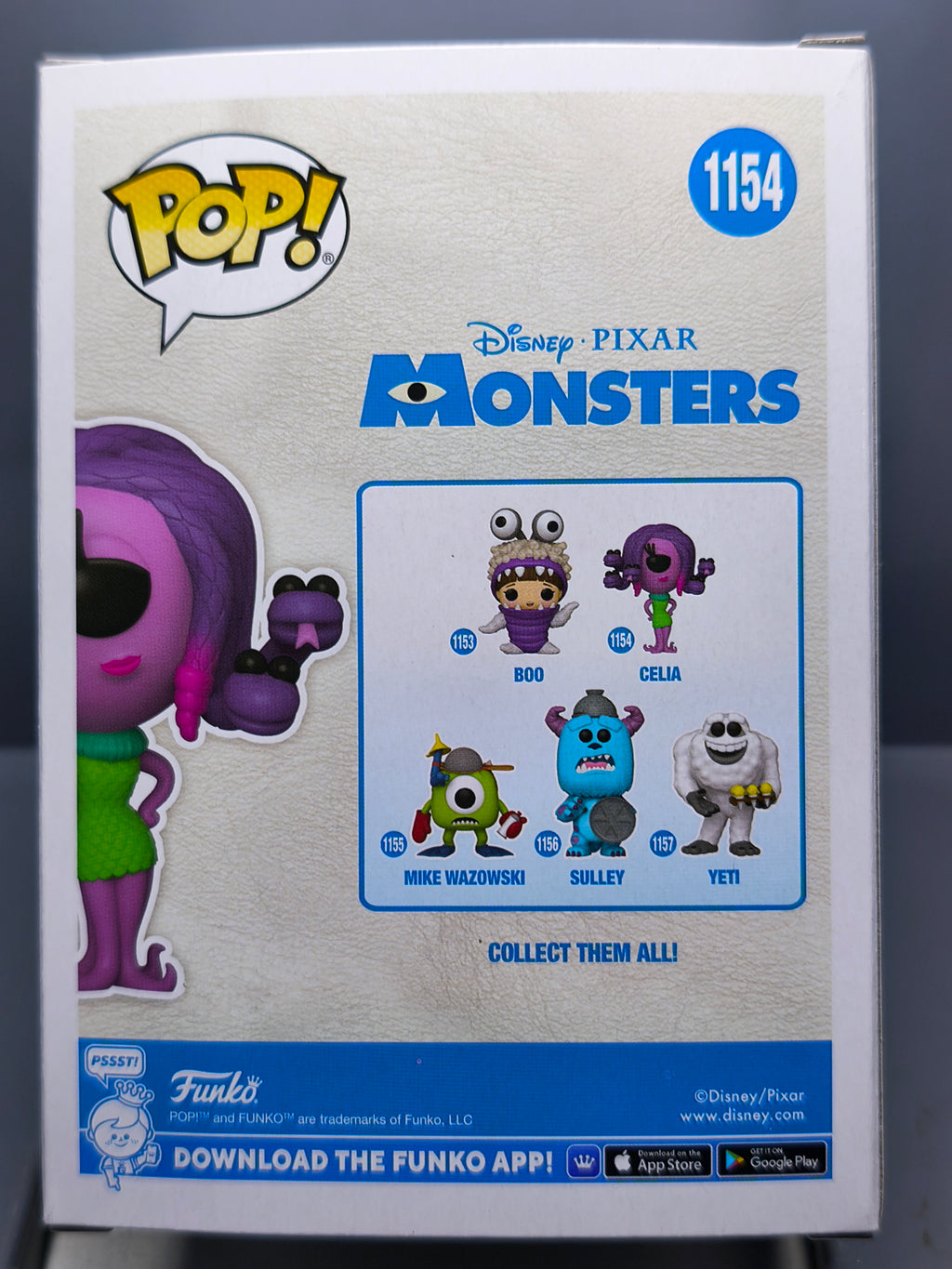Funko Pop! MONSTERS INC 20TH 1154 Celia (F41)