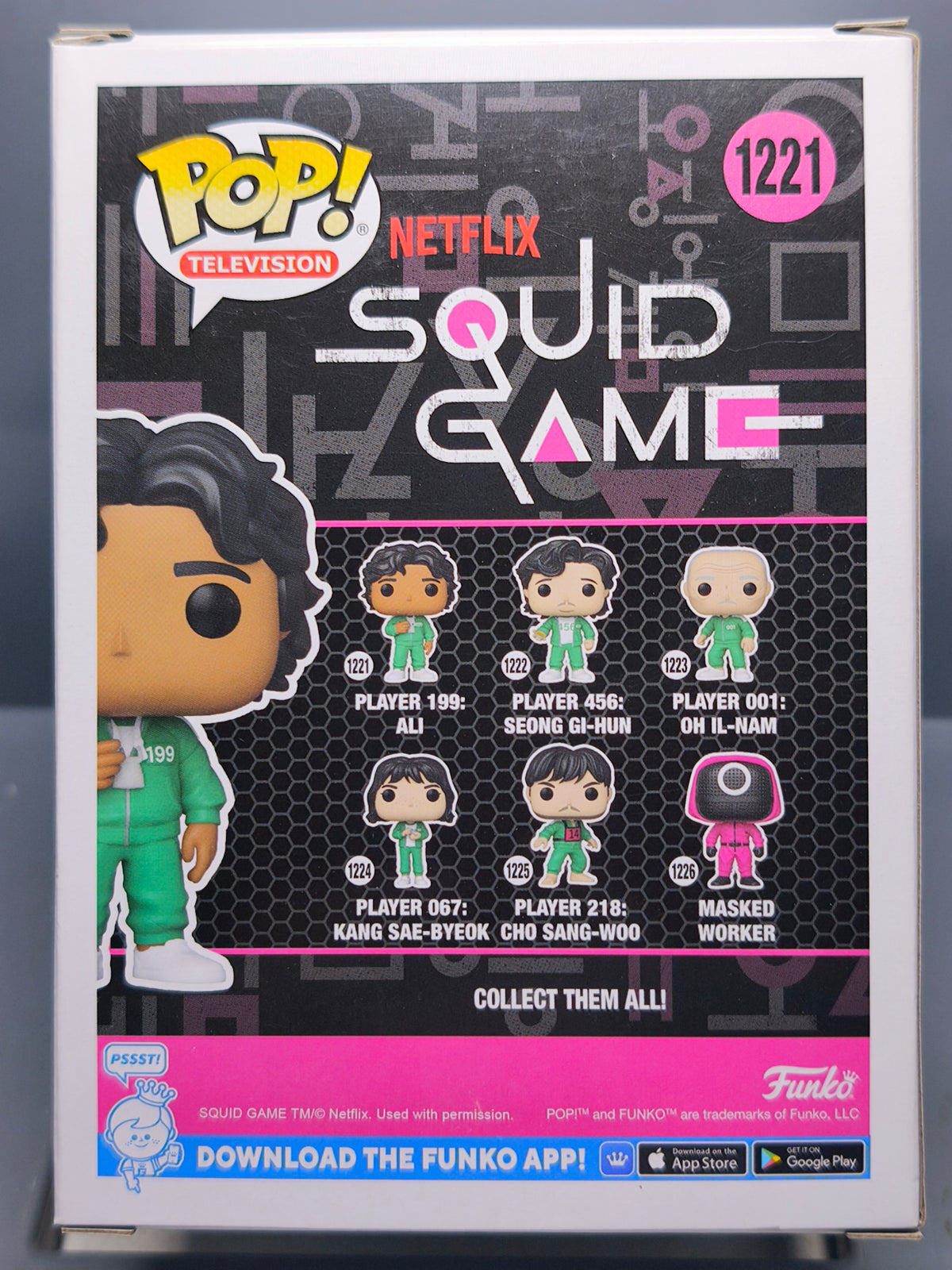 Funko Pop! SQUID GAME 1221 Player 199 Ali  (F14)