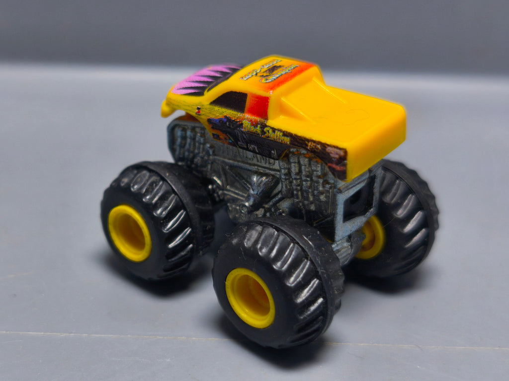 Hot Wheels Monster Jam Mighty Minis Black Stallion Mini Monster Truck Diecast (A01)