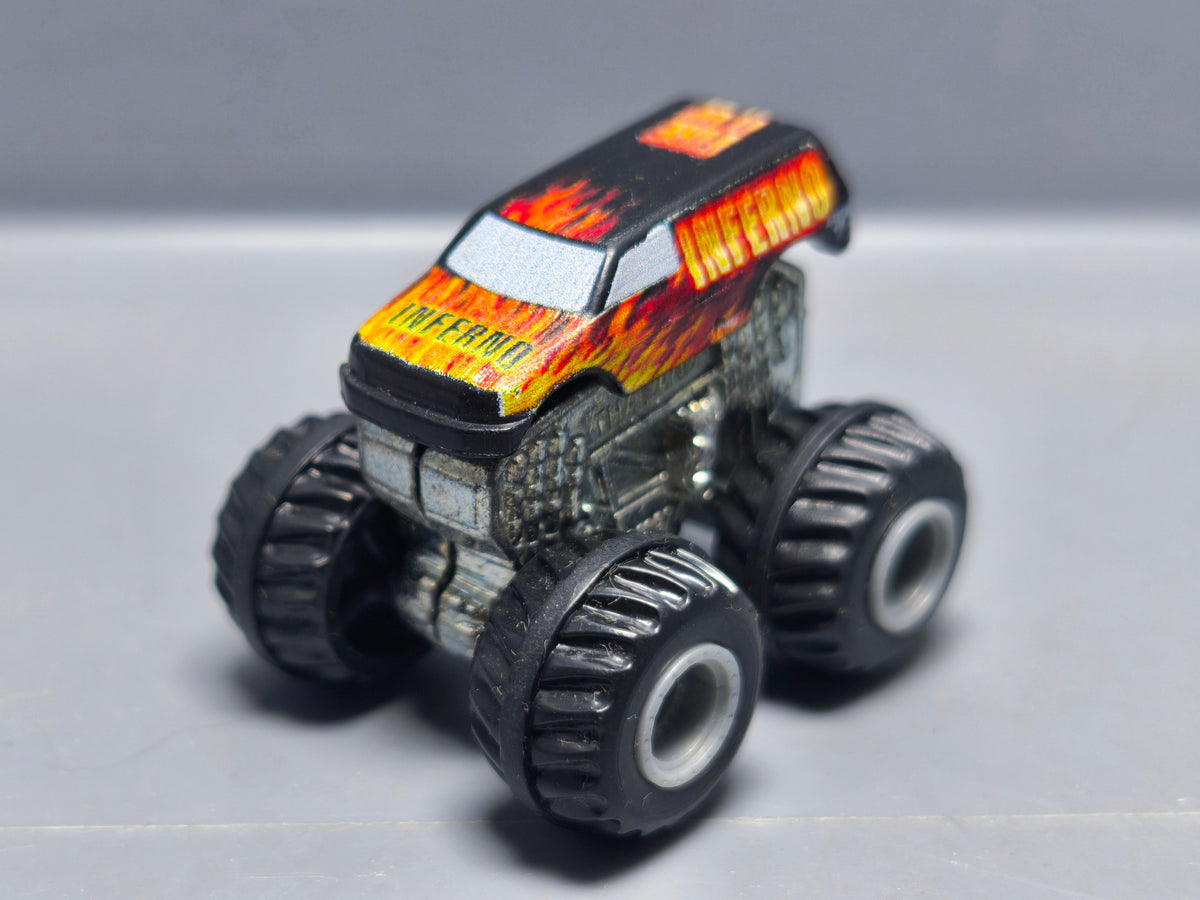 Hot Wheels Monster Jam Mighty Minis Inferno Mini Monster Truck Diecast (A01)
