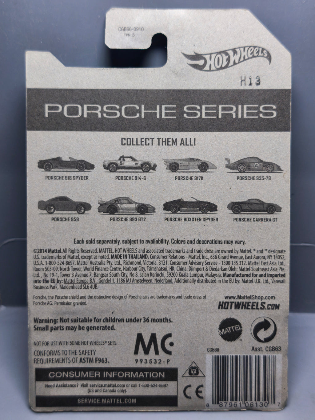 Hot Wheels Porsche Series 917K  (CP04)