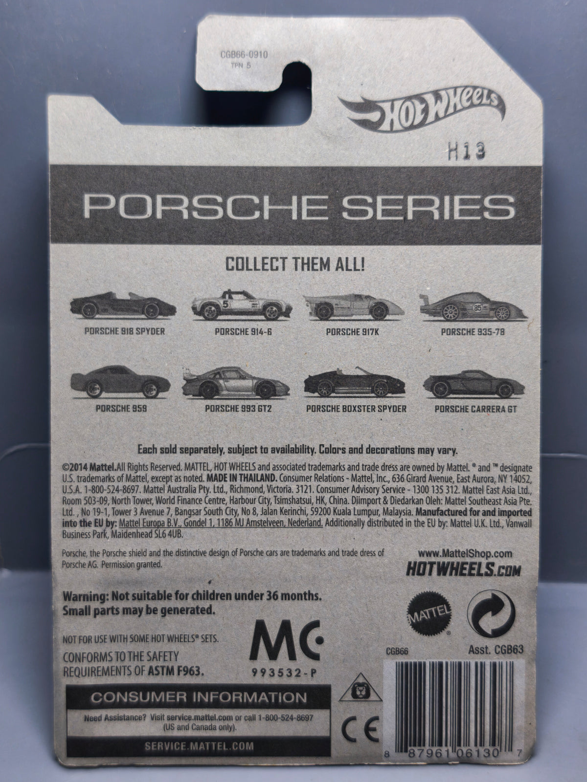 Hot Wheels Porsche Series 917K  (CP04)