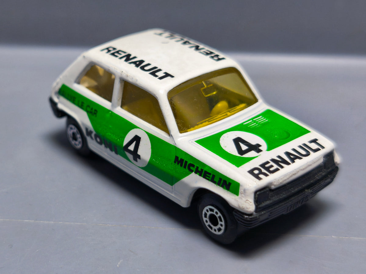 Matchbox Renault 5 TL le Car Michelin Koni rallye n°4 n°21 made in england (A02)