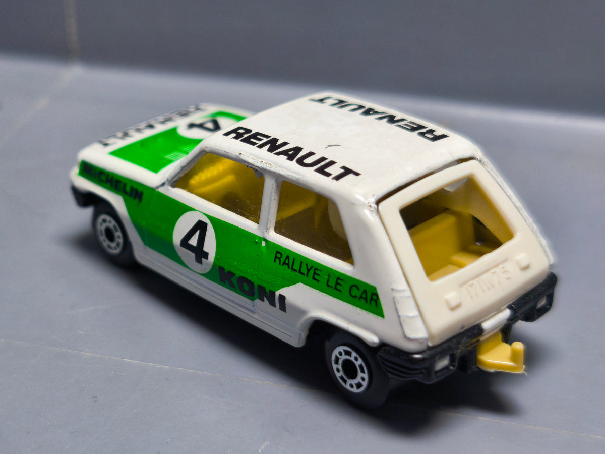 Matchbox Renault 5 TL le Car Michelin Koni rallye n°4 n°21 made in england (A02)