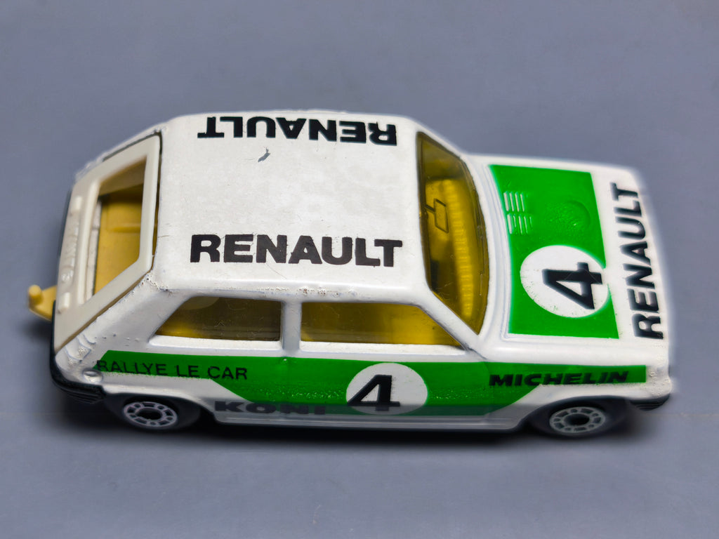 Matchbox Renault 5 TL le Car Michelin Koni rallye n°4 n°21 made in england (A02)