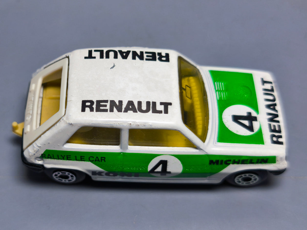 Matchbox Renault 5 TL le Car Michelin Koni rallye n°4 n°21 made in england (A02)