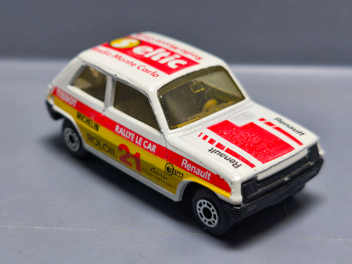 Matchbox Renault 5 TL Michelin Seltic Radio Monte Carlo made in england (A02)