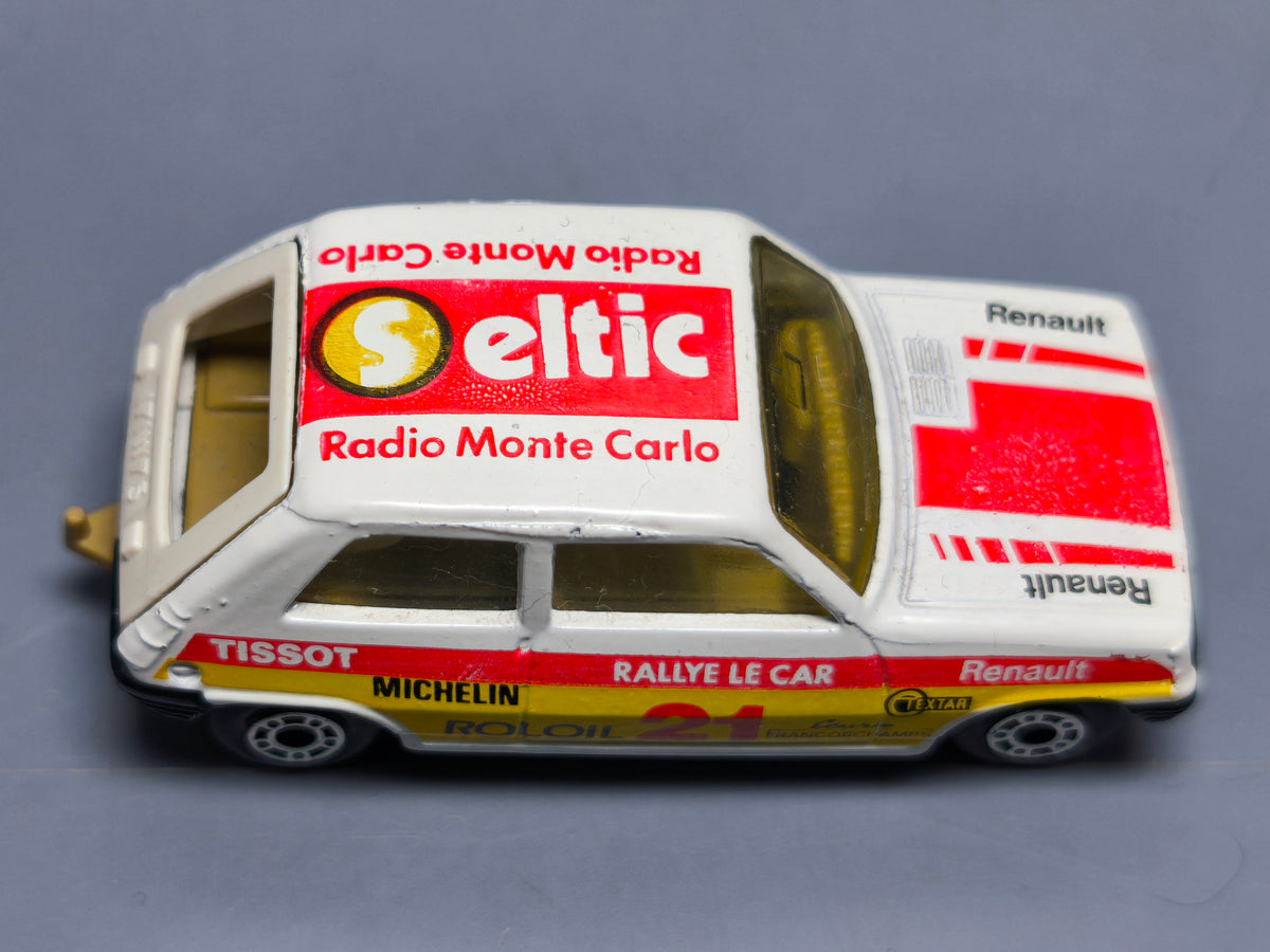 Matchbox Renault 5 TL Michelin Seltic Radio Monte Carlo made in england (A02)
