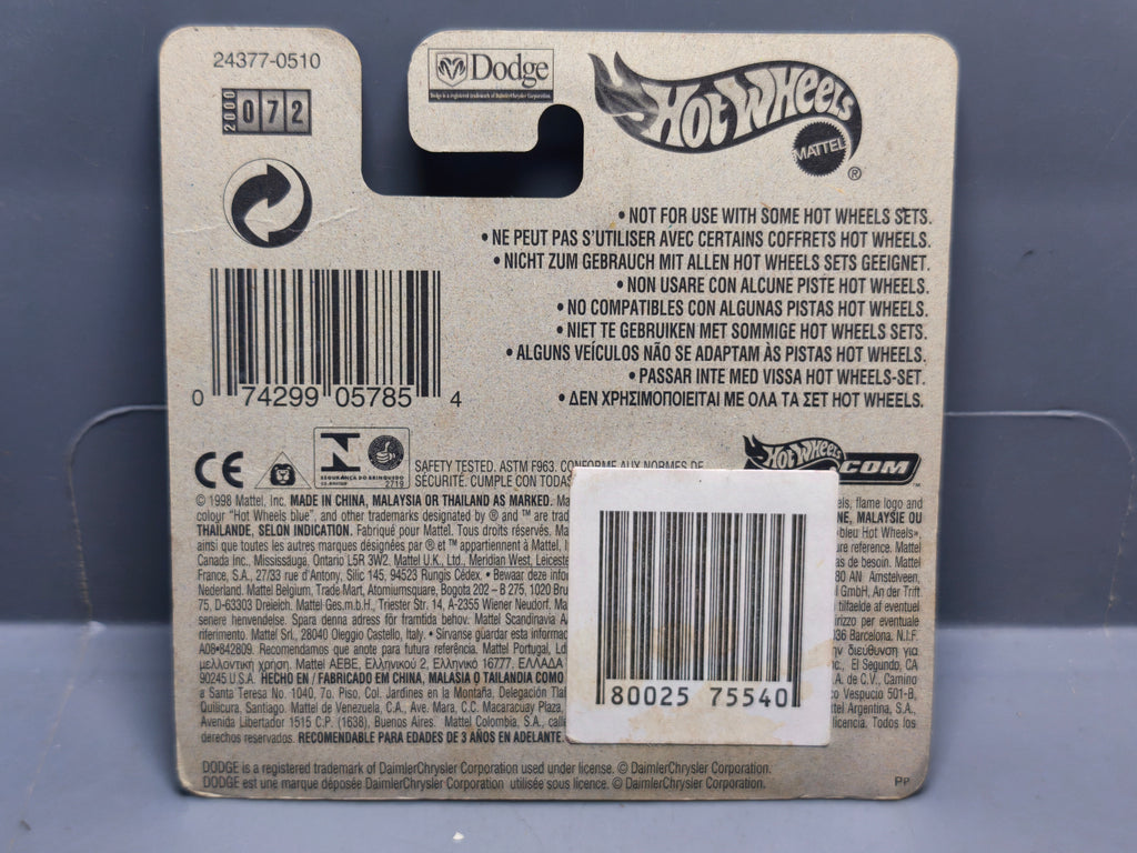 Hot Wheels Dodge Charger R/T 2000-072 (DV013)