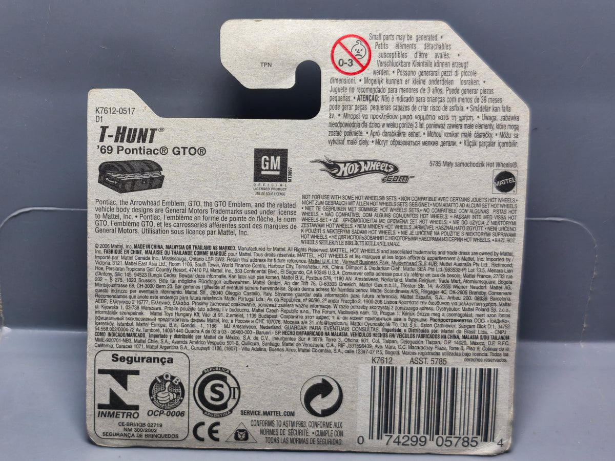 Hot Wheels '69 Pontiac GTO Treasure Hunt TH 2007-121 (DV013)