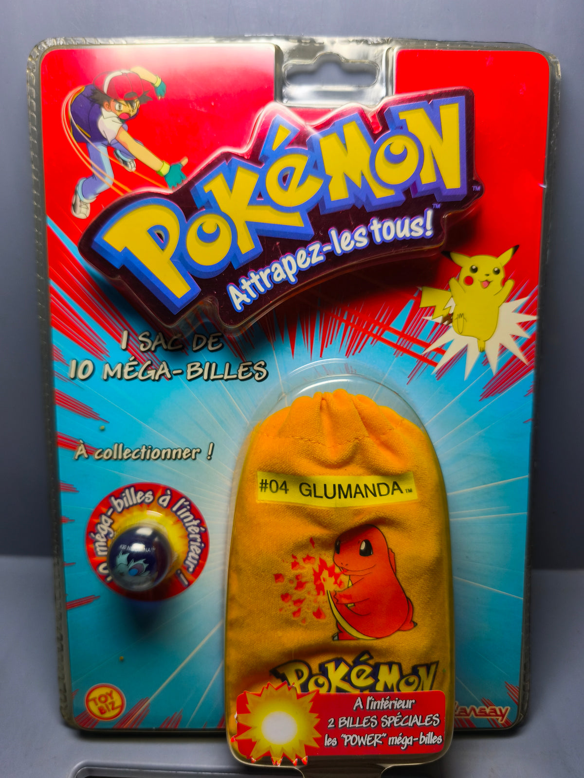 Lansay Pokémon 1 sac de 10 mega billes année 2000 (CT08)