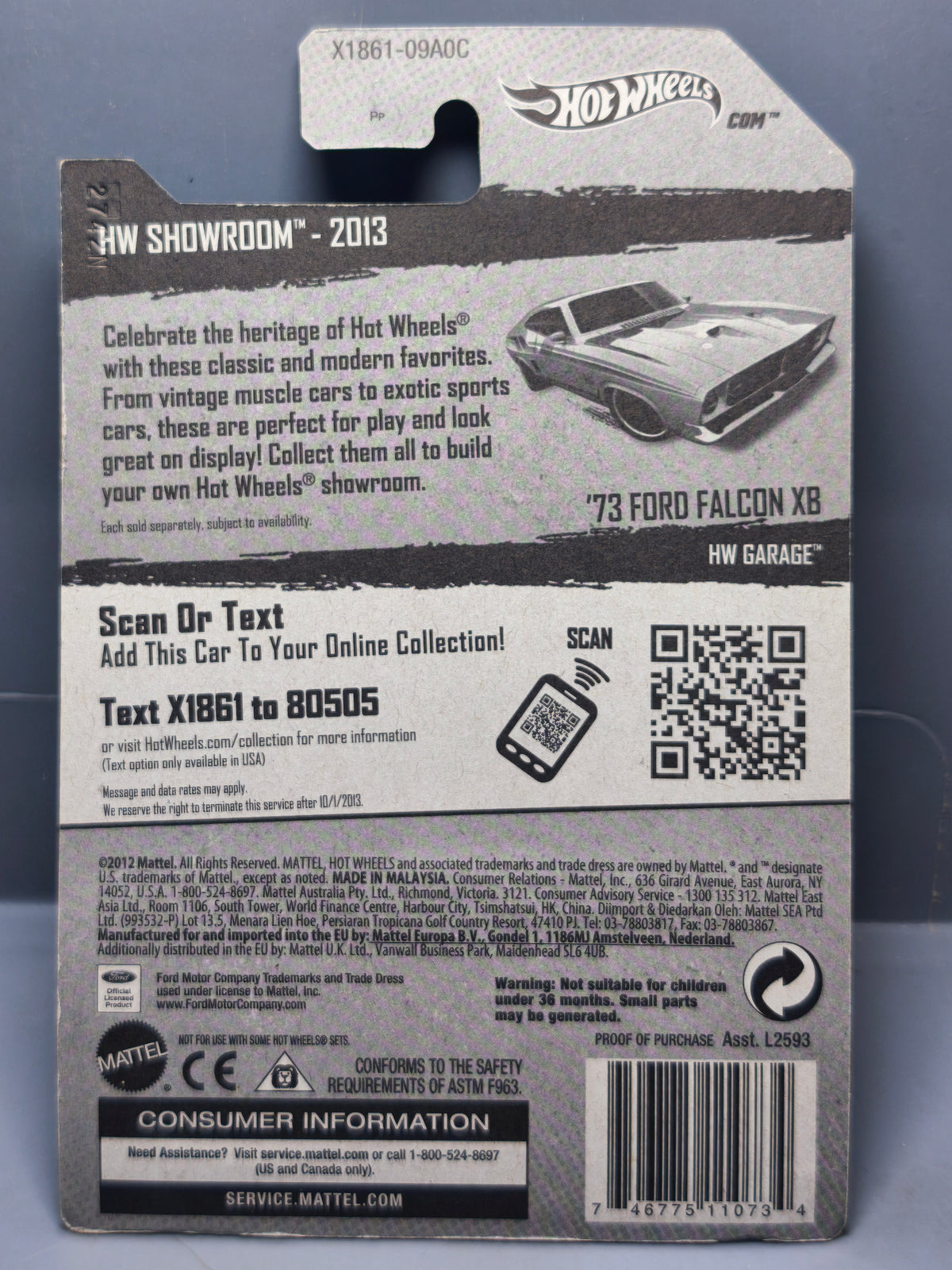 Hot Wheels '73 Ford Falcon XB 2013-198 (DV013)