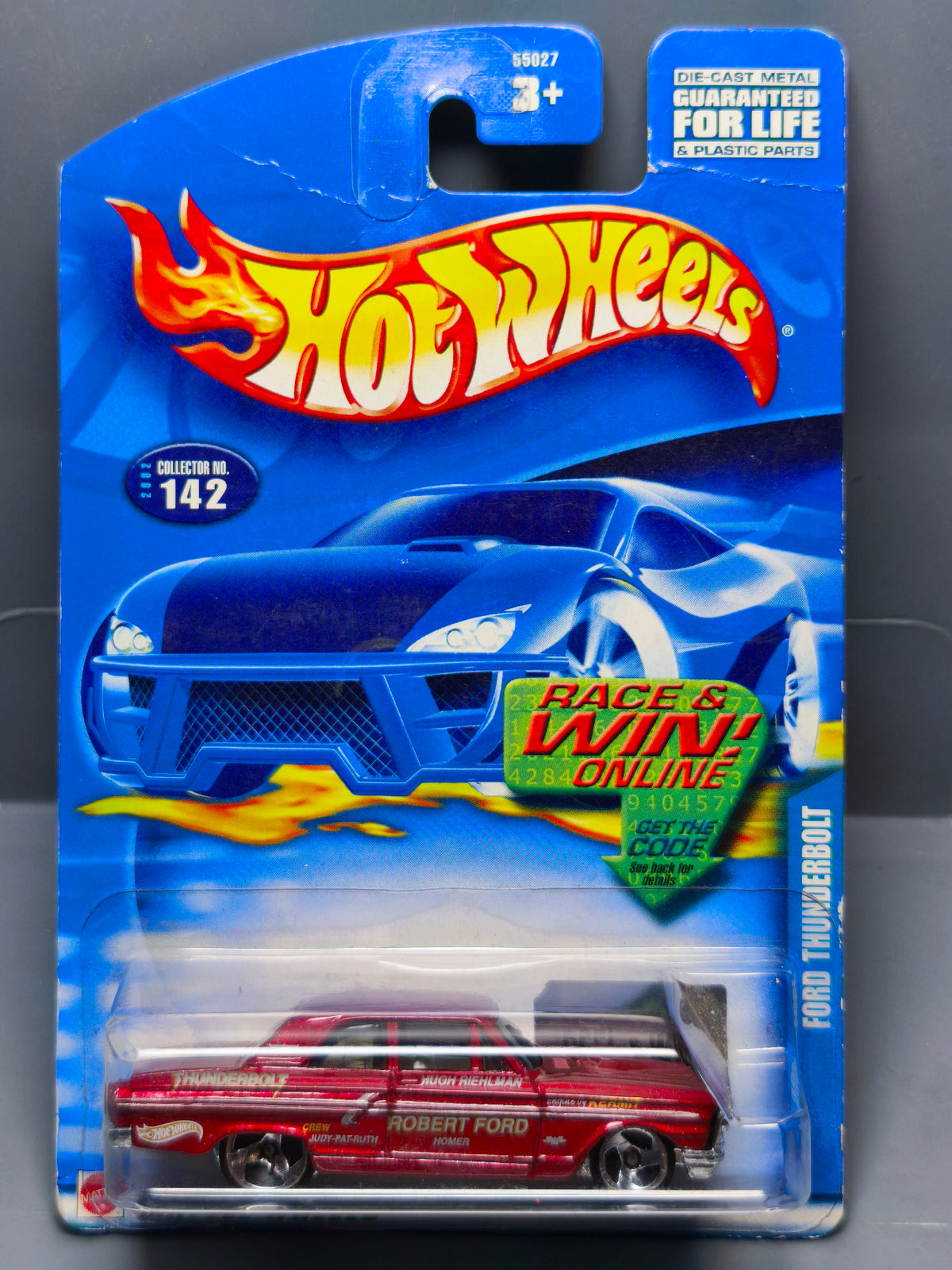 Hot Wheels Ford Thunderbolt 2002-142 version 3SP (DV013)