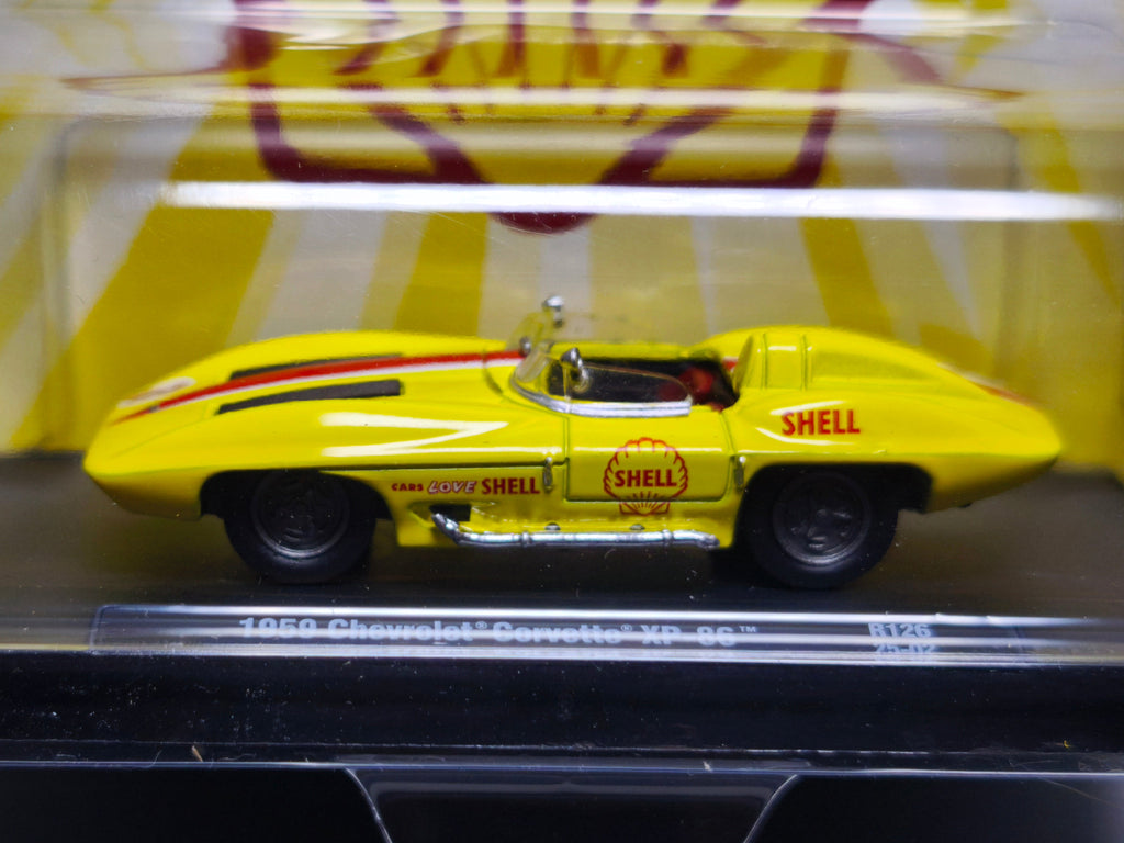 M2 Machines 2025 auto drivers R126 Shell 1959 Chevrolet Corvette XP-86 (NG06)