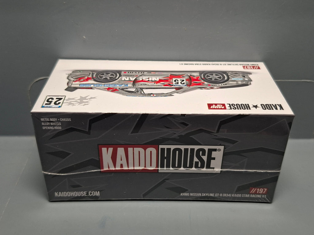 Mini GT Kaido House Nissan Skyline GT-R (R34)  n° 197 (NP38)