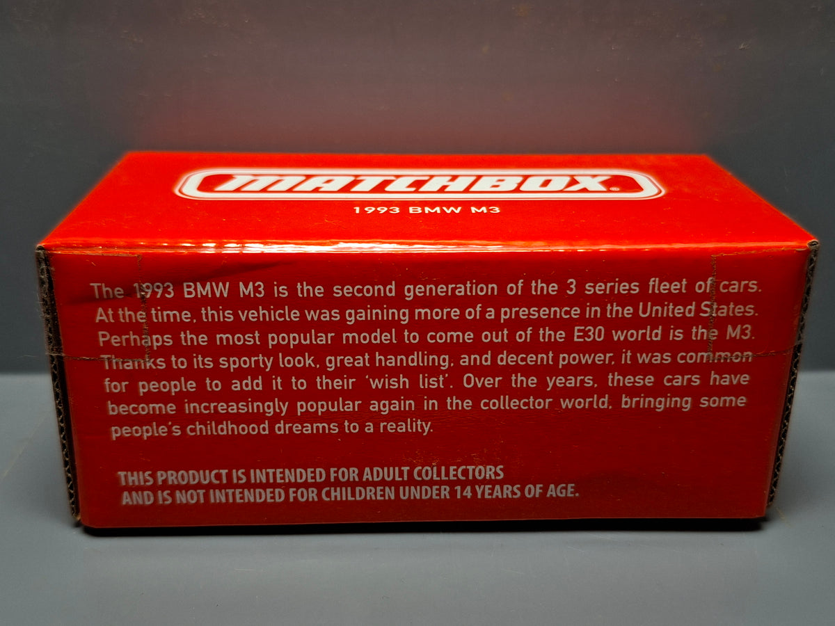 Matchbox 2024 RLC exclusive  1993 BMW M3 E30 (NP31)