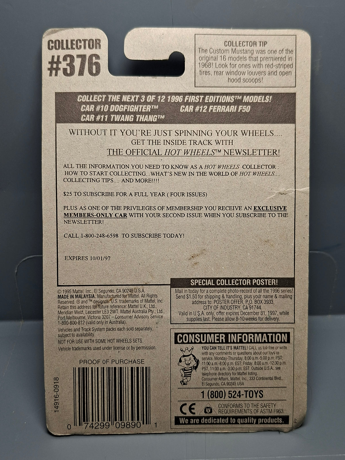 Hot Wheels Twang Thang 1996-376 bulle hs (NP22)
