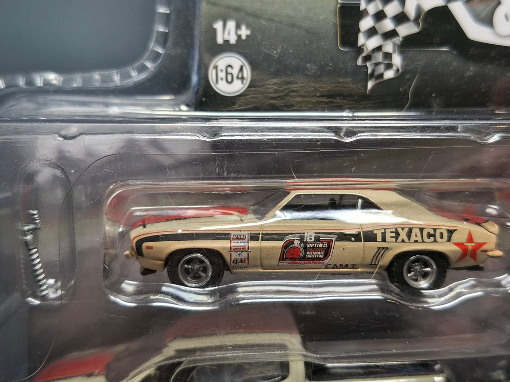 Greenlight 2021 Chevrolet Silverado and 1969 Chevrolet Camaro RS Texaco   (CT01)