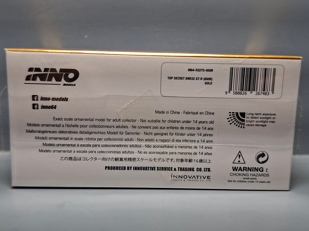 INNO64 Top Secret Nissan Nissan BNR32 GT-R (650R) (NP37)