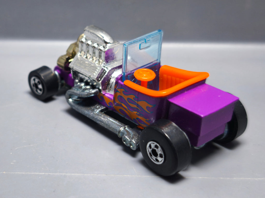 Hot Wheels 1991 Park'n plates  T-bucket version tampo et intérieur orange  (A30)
