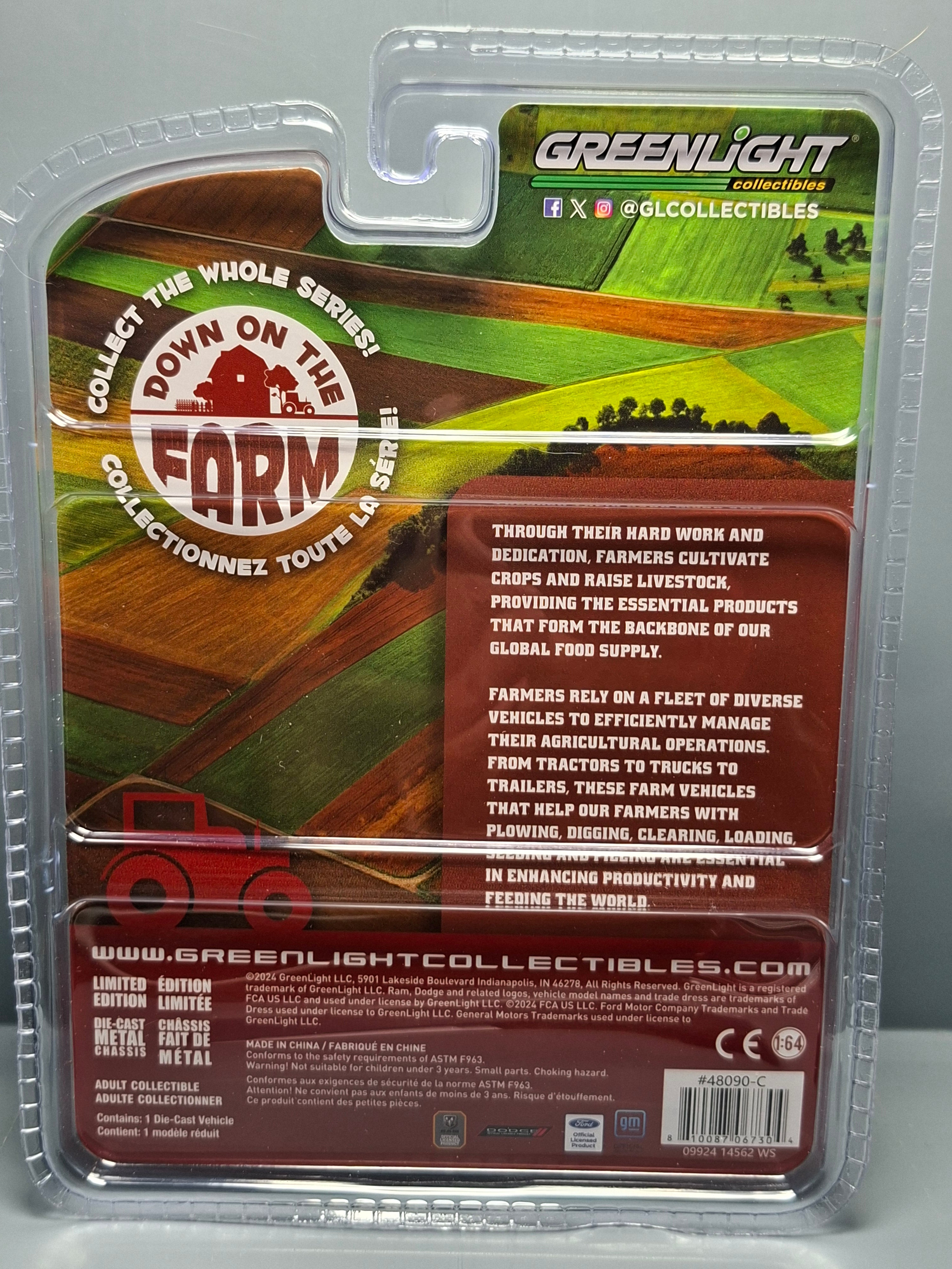 Greenlight 2024 Down on the Farm 1983 Ford 6610 in High-Vis Yellow (NG52)