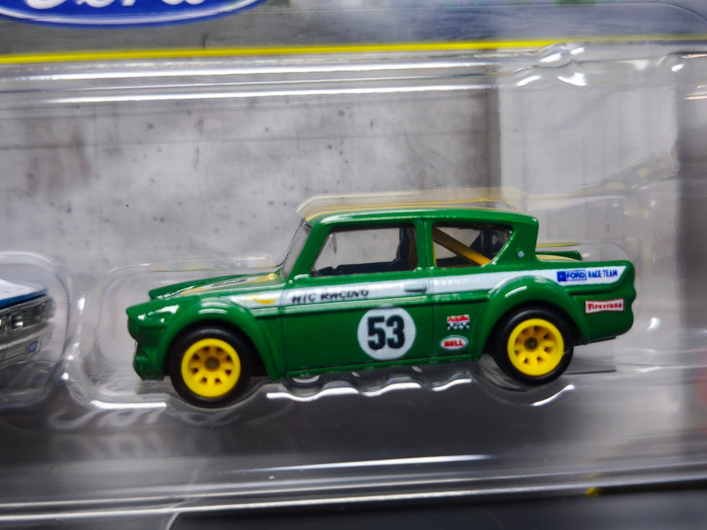 Hot Wheels Premium 2-pack ’64 Ford galaxie 500 - '67 Anglia racer (CT12)