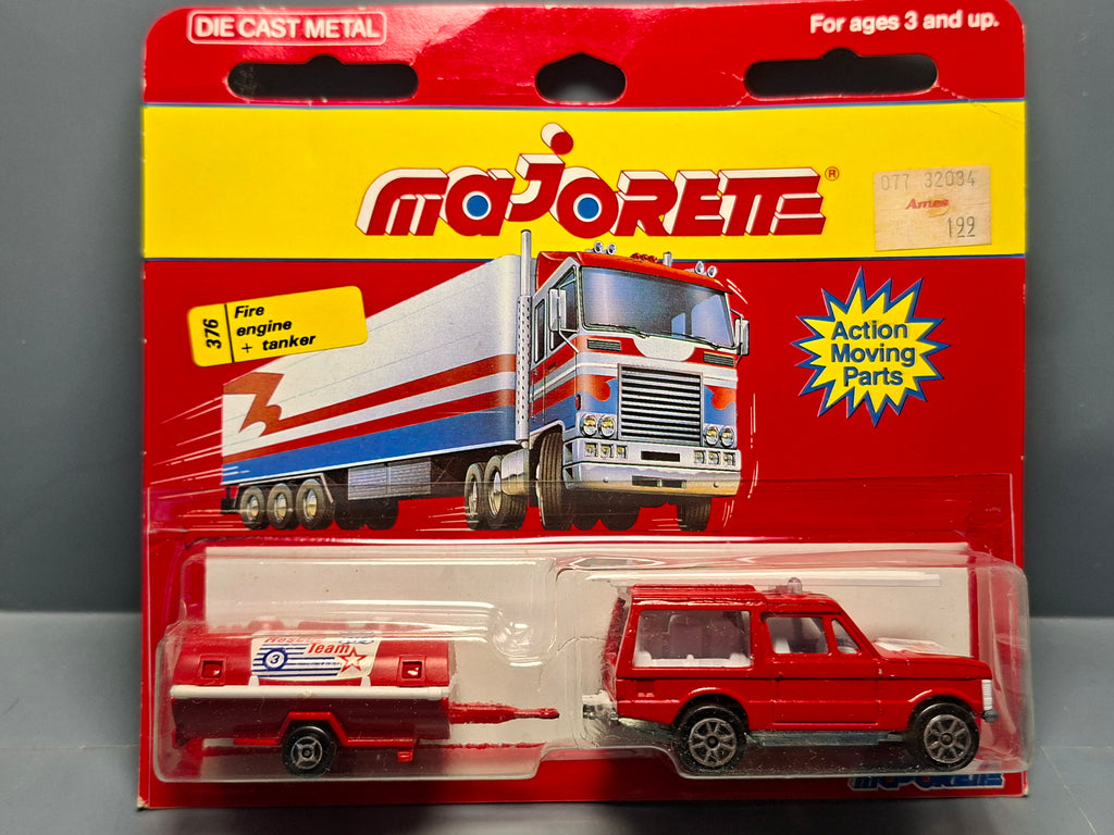 Majorette Range rover fire engine et tanker  bulle fendue (CT09)