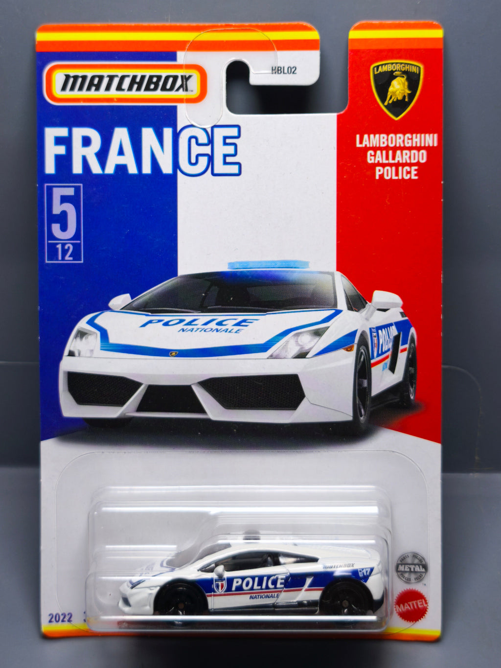 Matchbox Série France Lamboghini Gallardo Police (NP52)