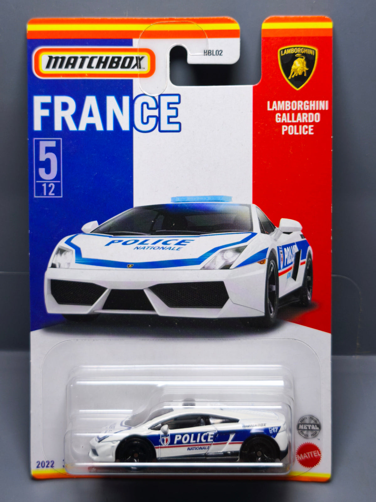 Matchbox Série France Lamboghini Gallardo Police (NP52)