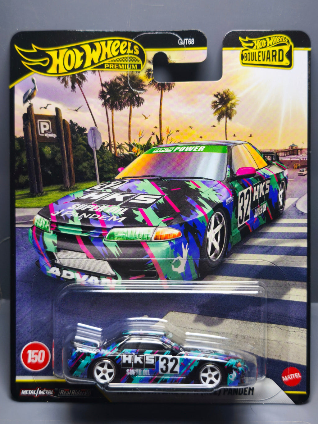 Hot Wheels Boulevard Nissan Skyline GT-R (R32) Pandem HKS Advan (NG03)