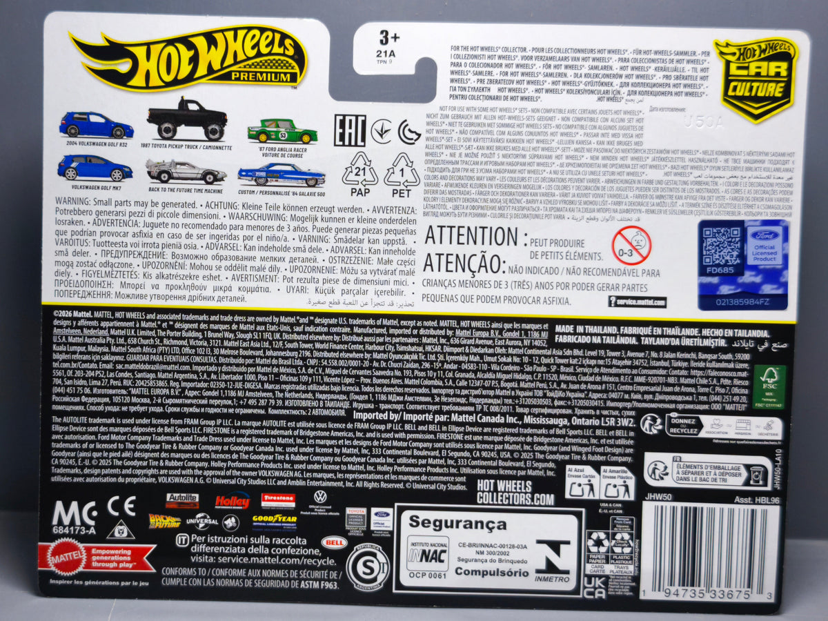 Hot Wheels Premium 2-pack ’64 Ford galaxie 500 - '67 Anglia racer (CT12)