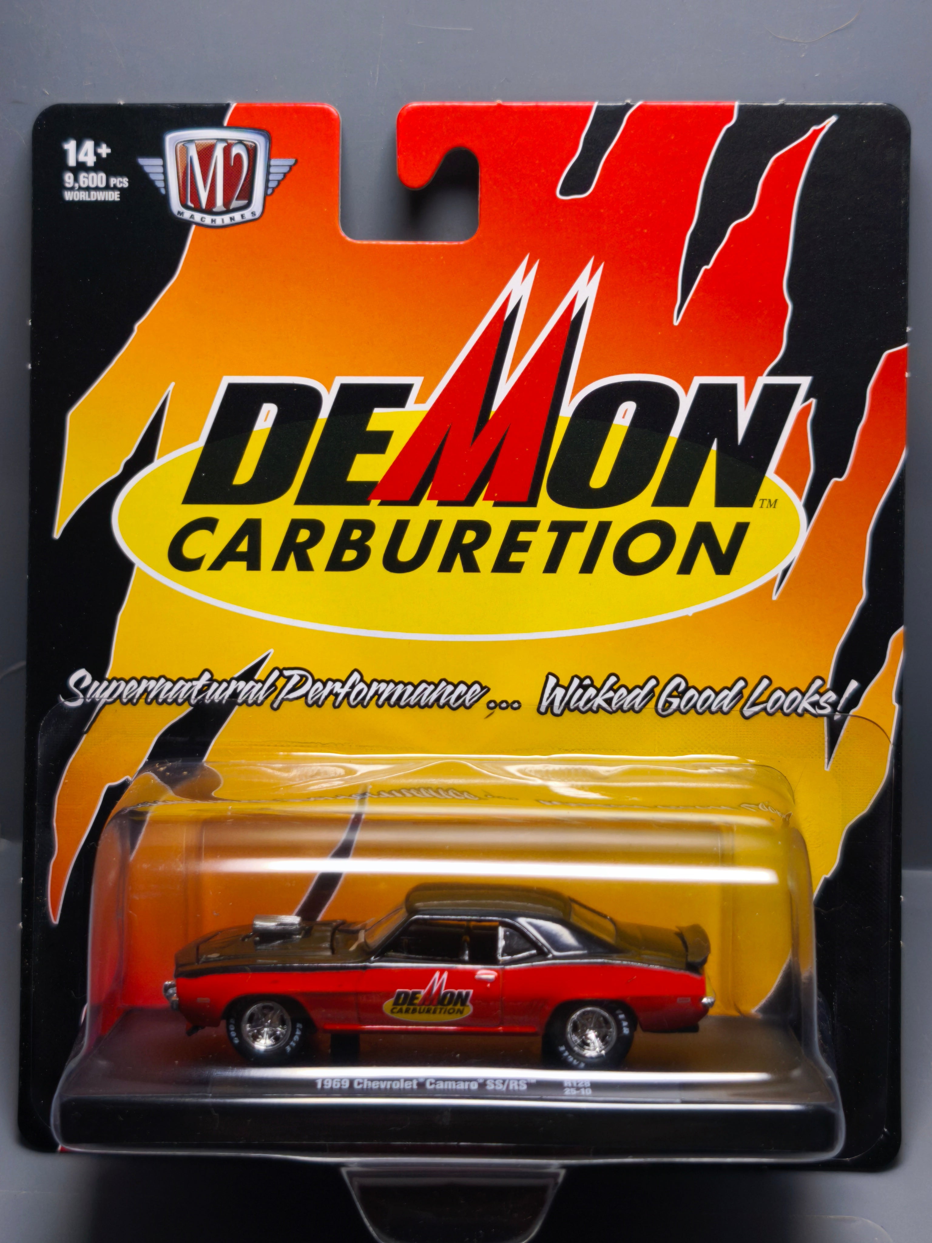 M2 Machines 2025 auto drivers R128 Demon 1969 Chevrolet Camaro SS/RS (NG05)
