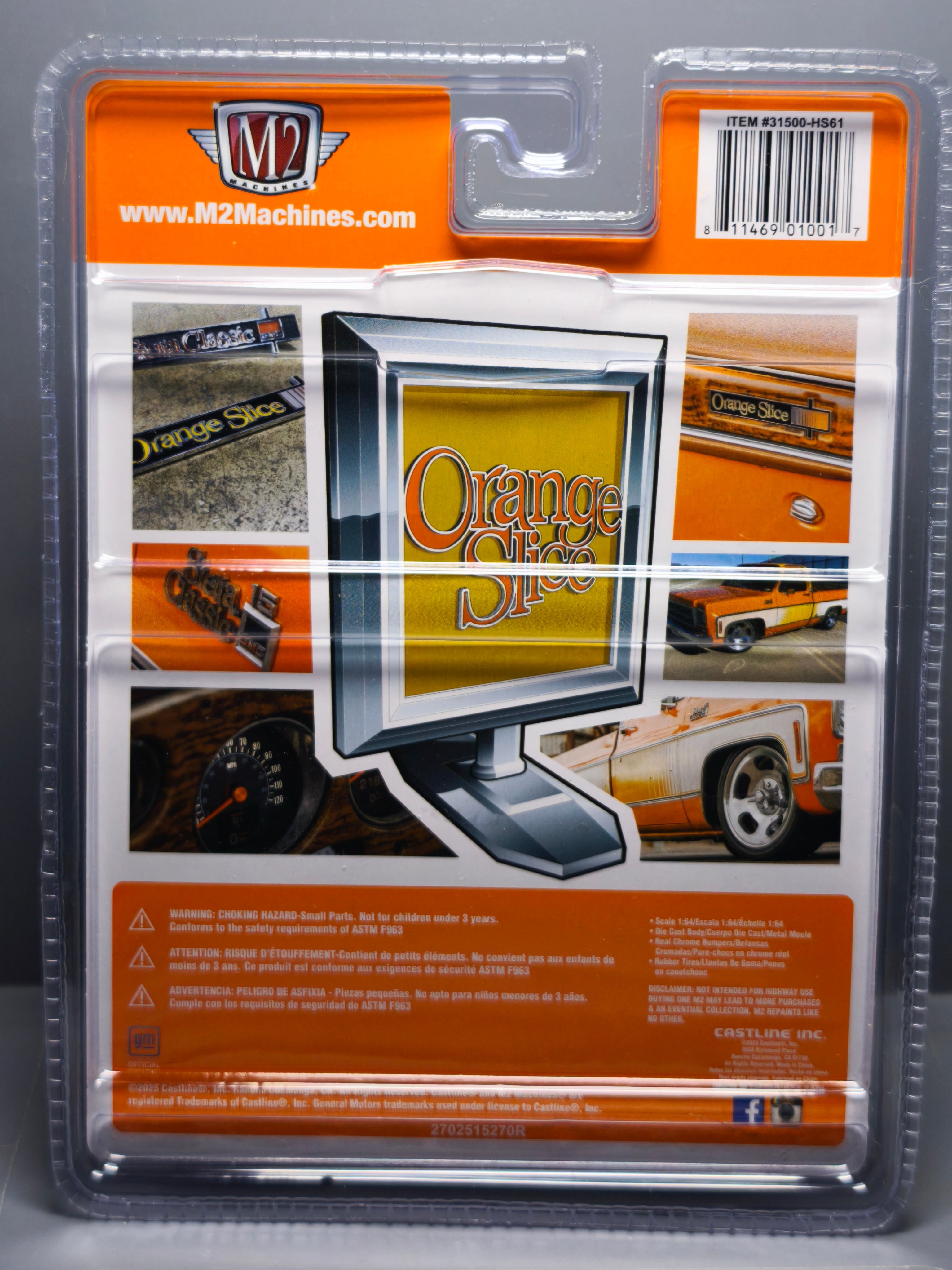 M2 Machines 1976 GMC Sierra Grande 15 Orange Slice(NG10)