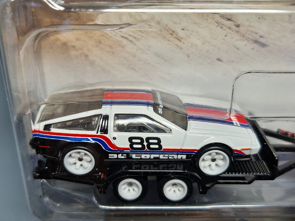 Hot Wheels Team Transport MIX F DMC Delorean / HW Rally Hauler #78 (CT15)