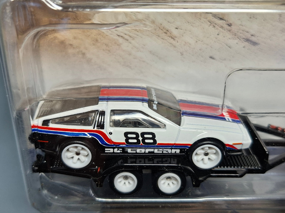 Hot Wheels Team Transport MIX F DMC Delorean / HW Rally Hauler #78 (CT15)